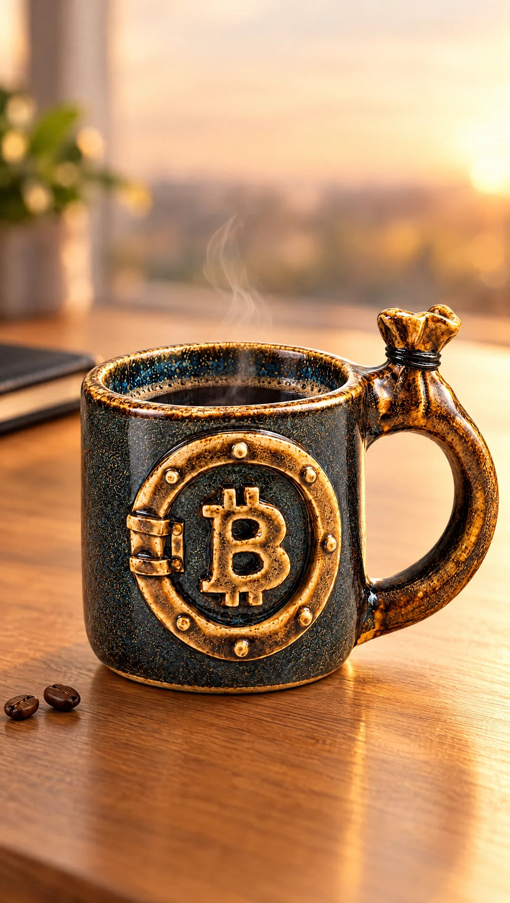 CryptoMug Bitcoin — mise en situation