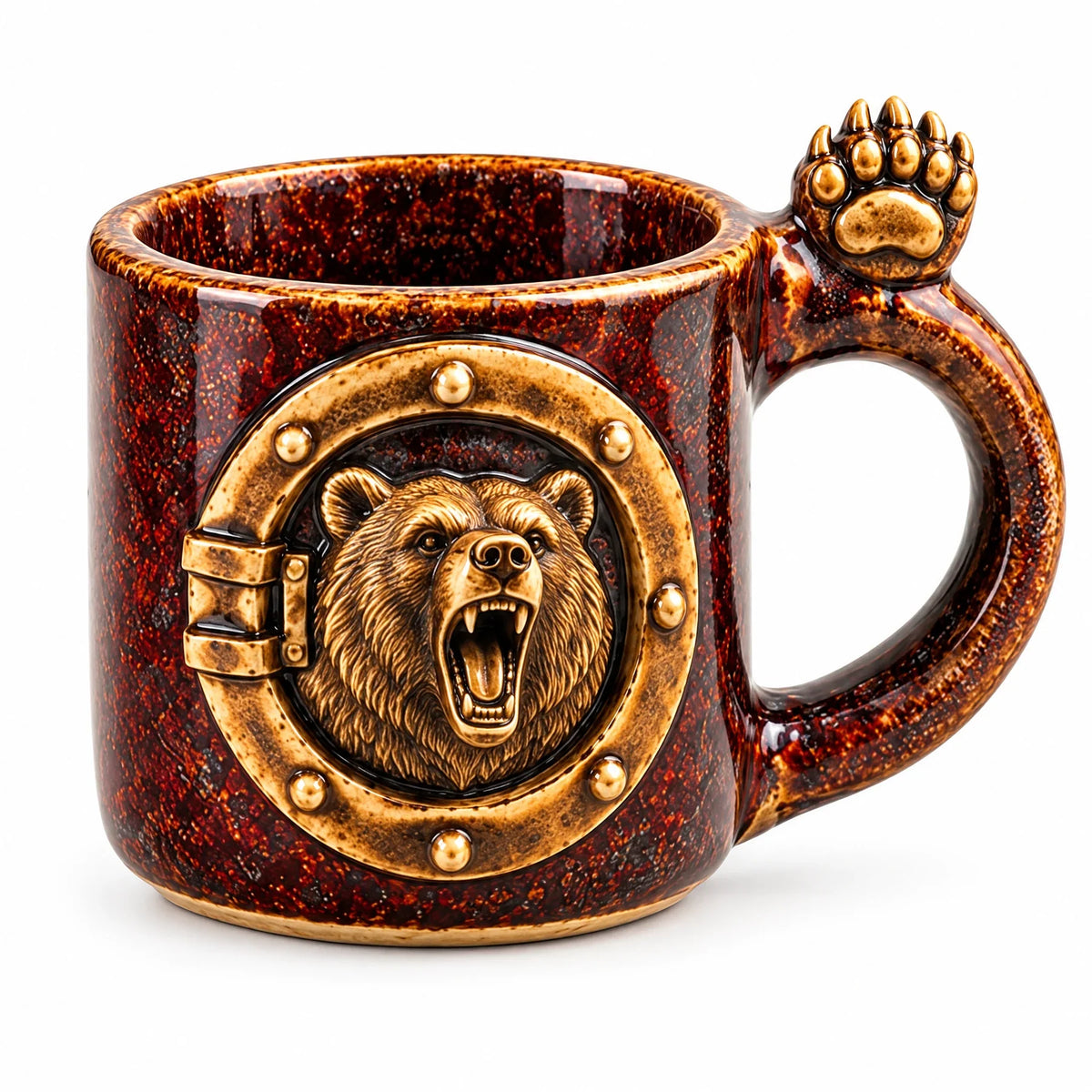 CryptoMug Bear — vue sur fond blanc