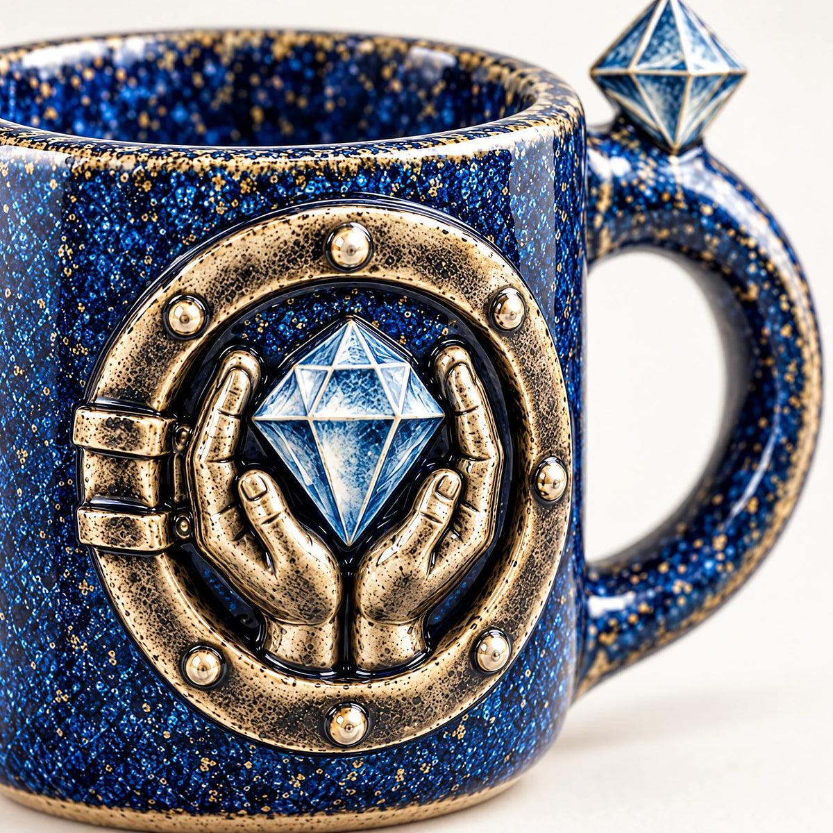 CryptoMug Diamond Hands — détails du modèle